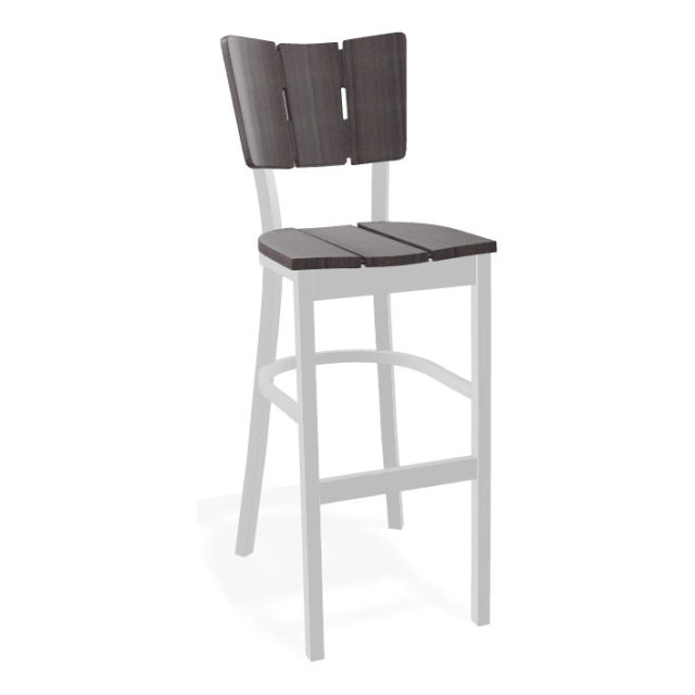 Telescope Casual Avant Stacking Aluminum Bar Side Chair