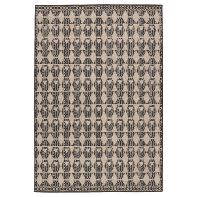 Jaipur Living Vibe Mahaba Maji Black Indoor/Outdoor Rug