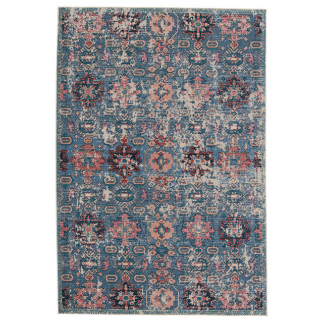 Jaipur Living Vibe Swoon Farella Blue Indoor/Outdoor Rug