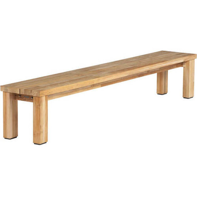 Barlow Tyrie Titan 102" Backless Teak Bench