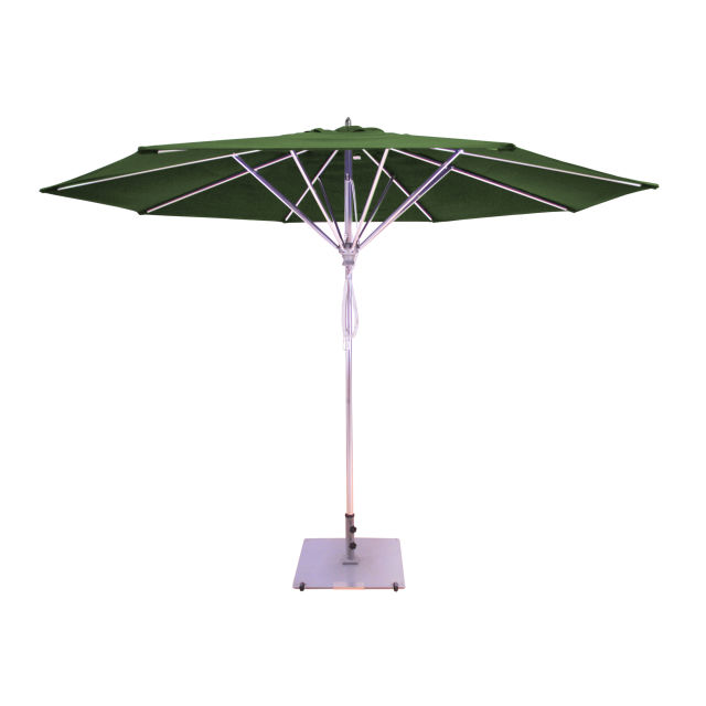 Galtech Flat Profile 11' Octagonal Aluminum Commercial Market Patio Umbrella