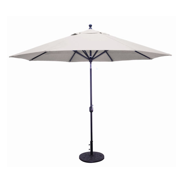 Galtech Deluxe Auto Tilt 11' Octagonal Aluminum Market Patio Umbrella