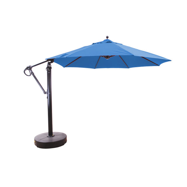 Galtech 11' Octagonal Aluminum Cantilever Patio Umbrella