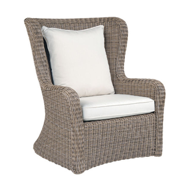 Kingsley Bate Sag Harbor Woven High Back Lounge Chair