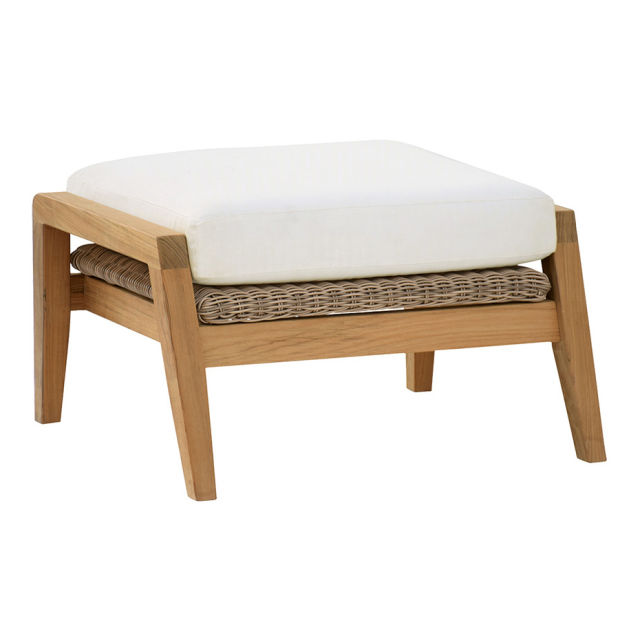 Kingsley Bate Spencer Woven Deep Seating Ottoman