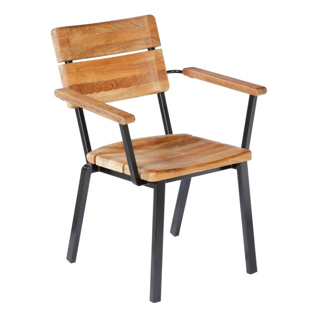 Barlow Tyrie Titan Stacking Teak Dining Armchair