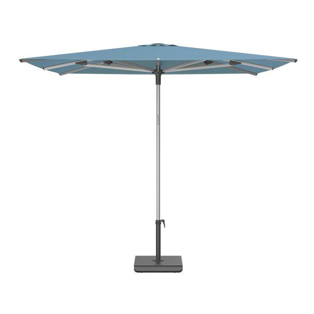 Shademaker Libra 6'6" Square Aluminum Commercial Market Patio Umbrella