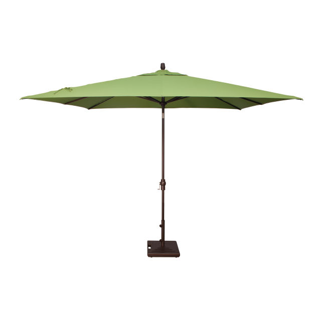 Treasure Garden Auto Tilt 8' x 10' Rectangular Aluminum Market Patio Umbrella