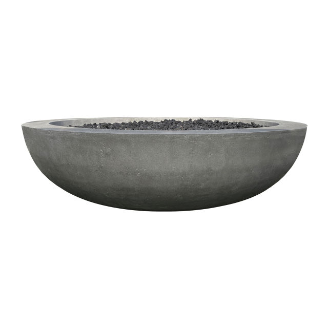 Prism Hardscapes Moderno 70 Round 70" Concrete Gas Fire Bowl