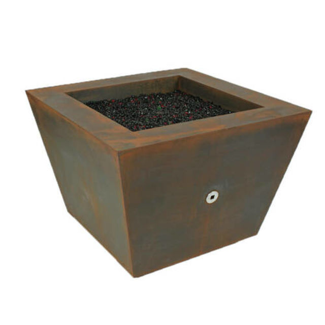 Bentintoshape 33" Pyramid Cor-Ten Steel Fire Pit