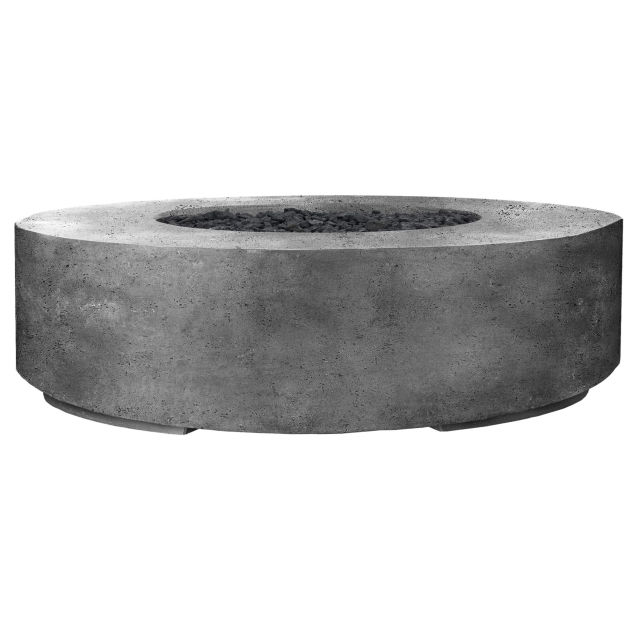 Prism Hardscapes Rotondo 80 Round 80" Concrete Gas Fire Table