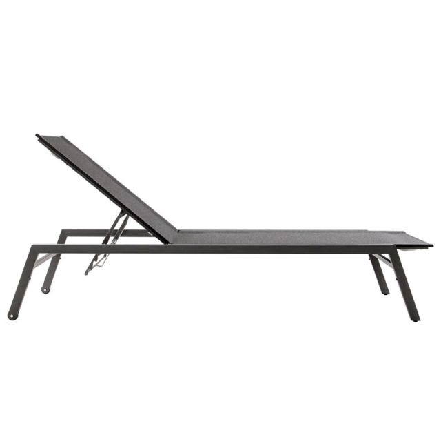 POVL Outdoor Qube Stacking Aluminum Chaise Lounger - Set of 8