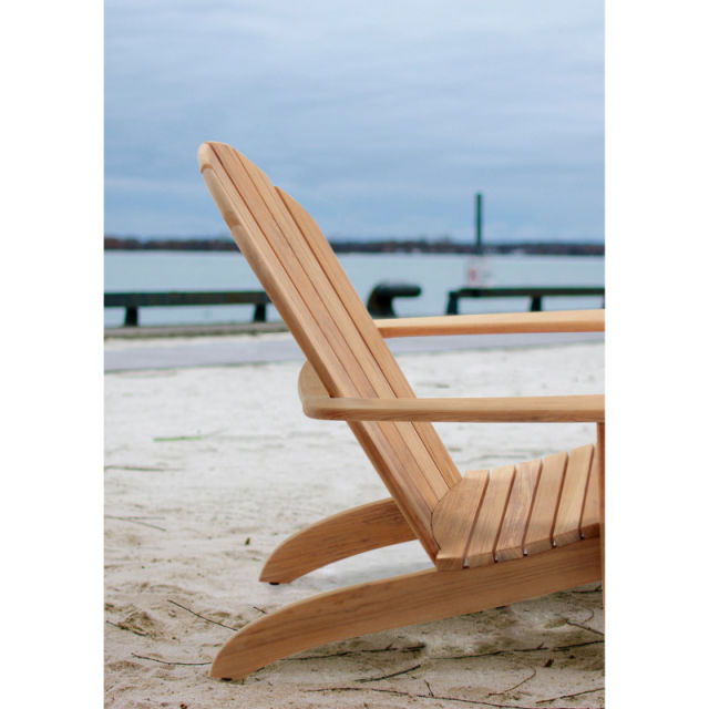 POVL Outdoor Teak Adirondack Chair - Set of 4