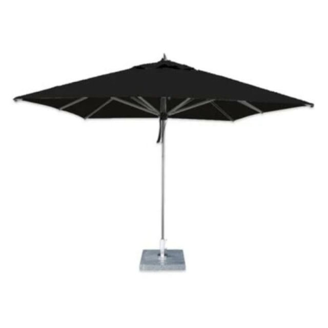Bambrella Hurricane 10' Square Aluminum Market Patio Umbrella