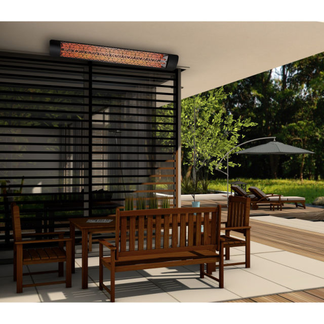 Eurofase 6000W Electric Double Element Patio Heater - 61"