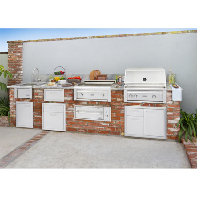Lynx Grills Ventana 20" Outdoor Slide Out Trash and Recycling Center