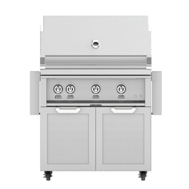 Hestan 36" Gas Grill with Rotisserie on Tower Cart