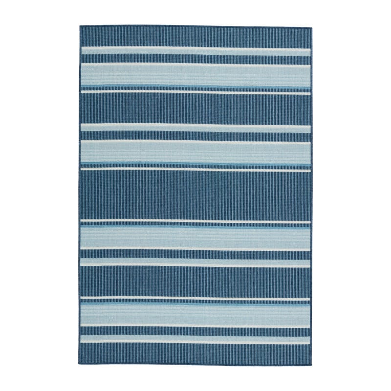 Vibe By Jaipur Living Elva Indoor/ Outdoor Oriental Tan/ Blue Area Rug  (5'X7'3)