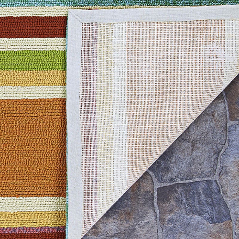 Couristan Covington Sherbet Stripe Multi Indoor/Outdoor Rug