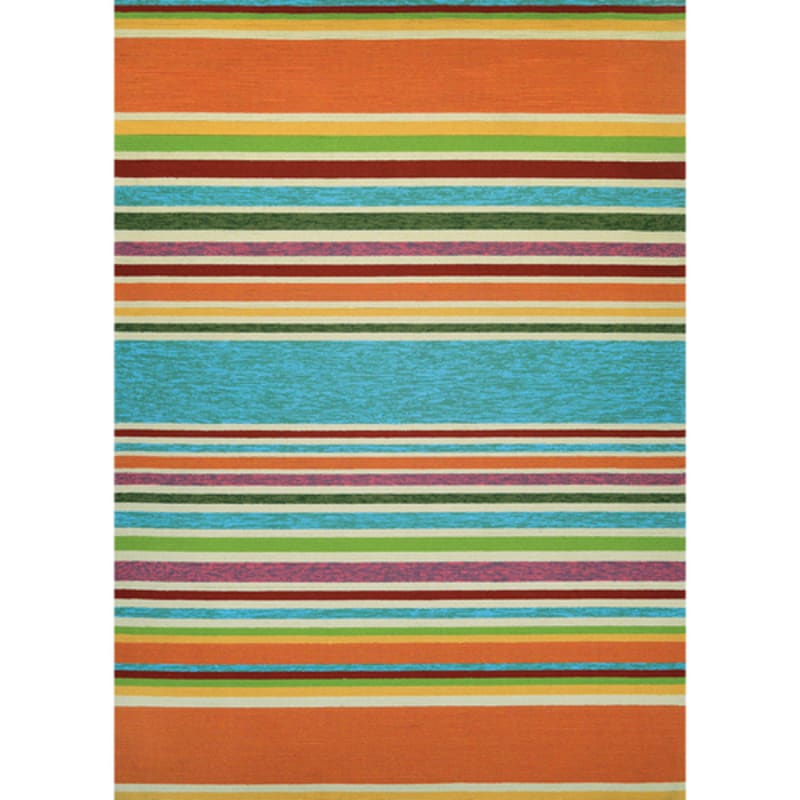 Couristan Covington Sherbet Stripe Multi Indoor/Outdoor Rug