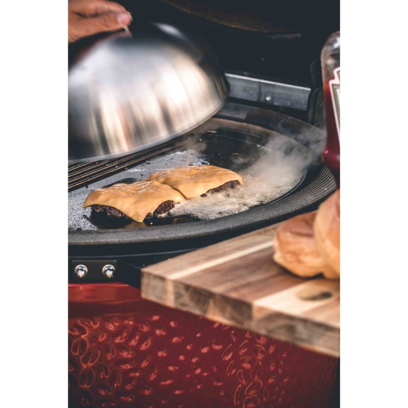 Kamado Joe Big Joe - Half Moon Cast Iron Reversible Griddle