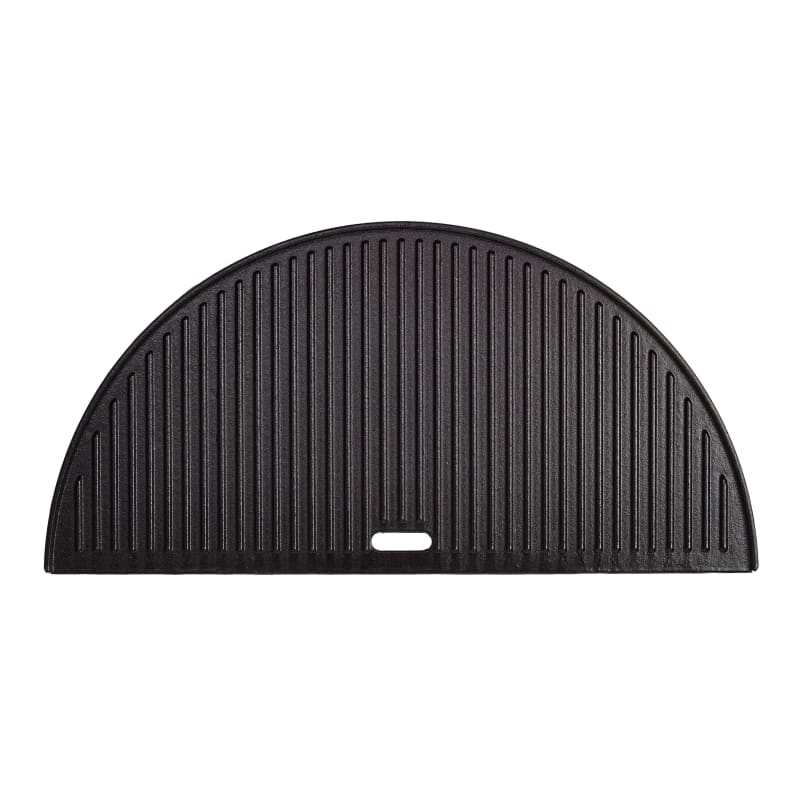 Kamado Joe Half Moon Cast Iron Reversible BBQ Griddle | AuthenTEAK