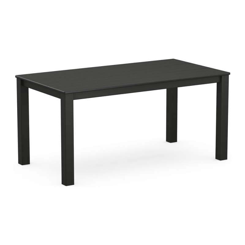 Polywood Studio Parsons 64 Rectangular Dining Table AuthenTEAK