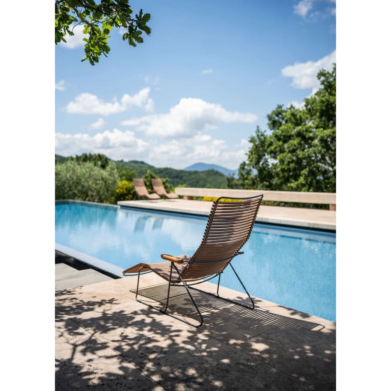 Houe Click Steel Sunlounger AuthenTEAK Lounge | Chaise