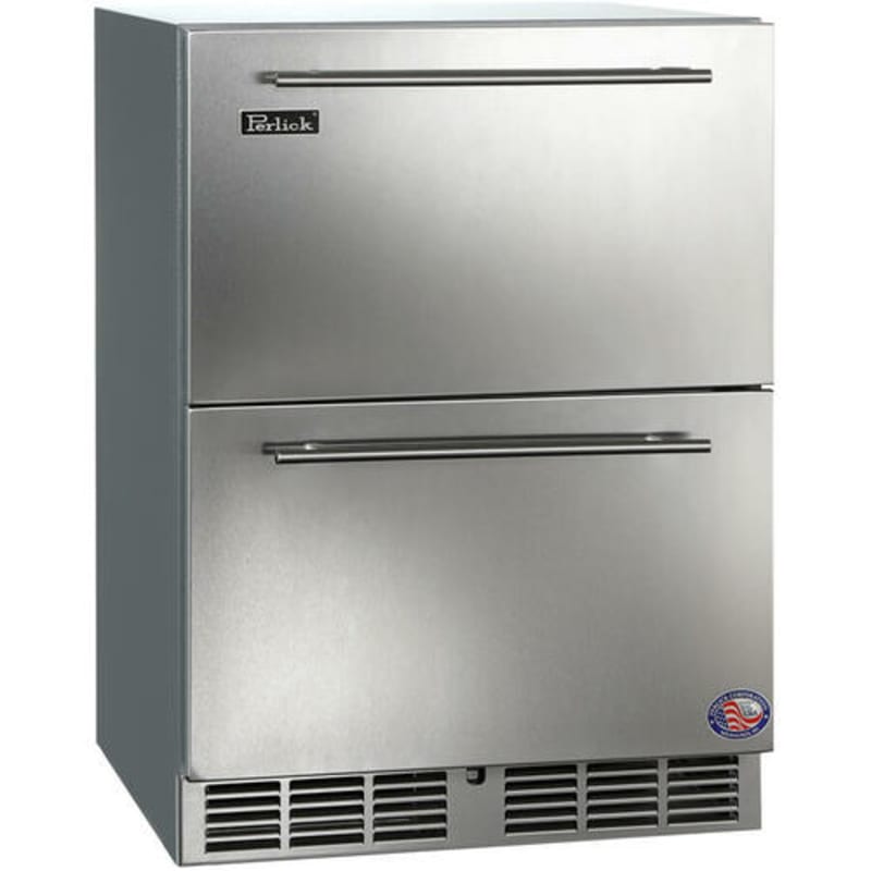 Perlick 15 Signature Series Outdoor Refrigerator with Drawers