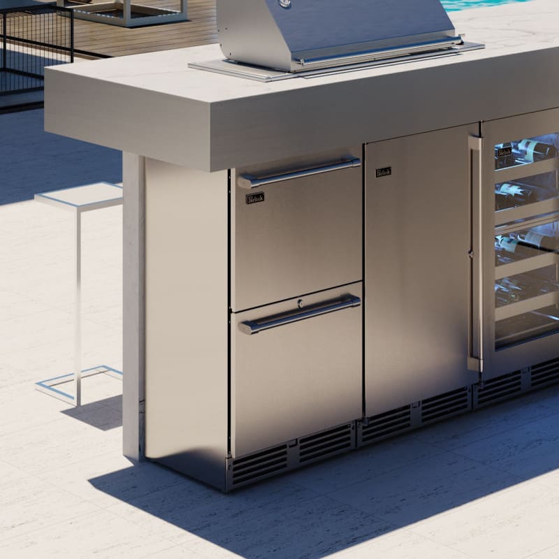 Perlick 24 Signature Series Outdoor Freezer w/ fully integrated  panel-ready solid door — The BBQ Element