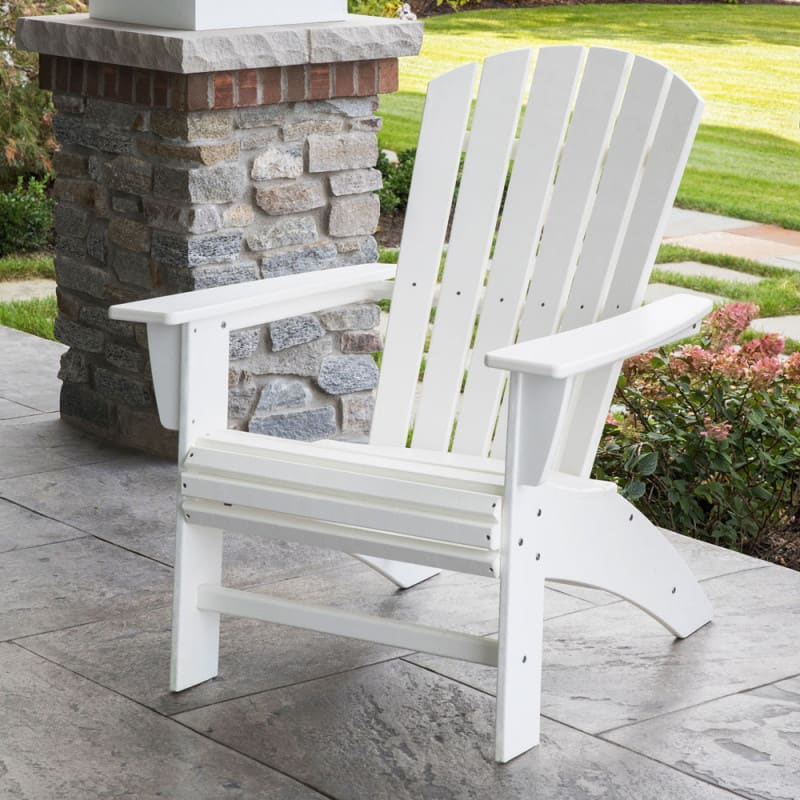 Curved adirondack chair top