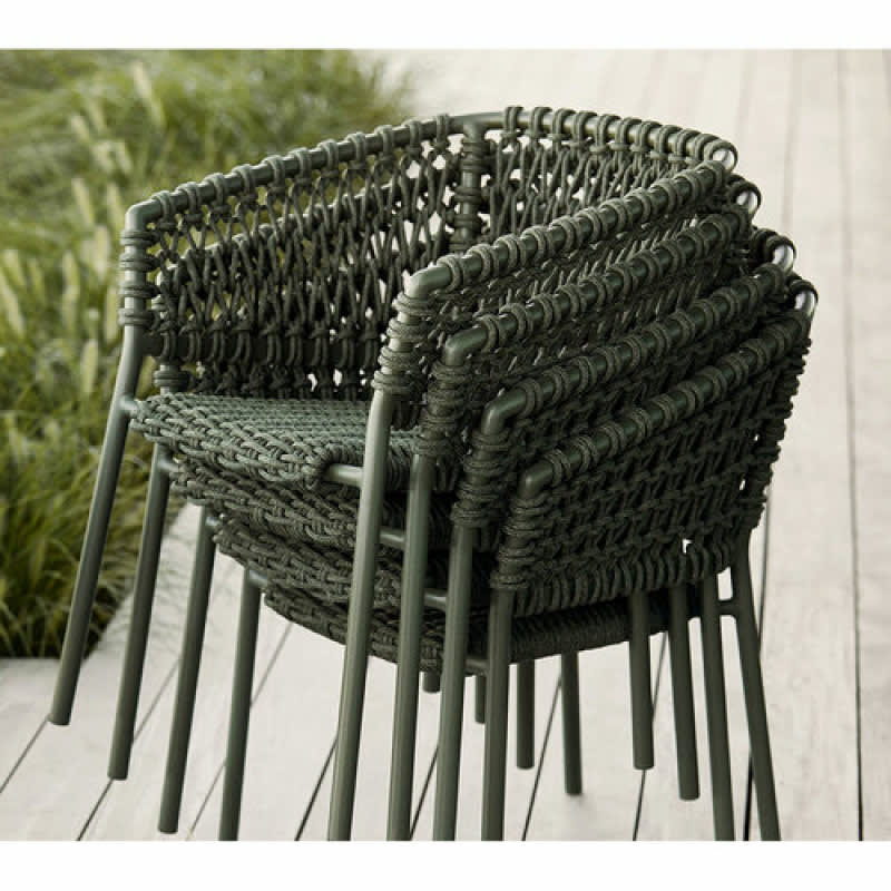 Cane-line Ocean Stacking Soft Rope Dining Armchair