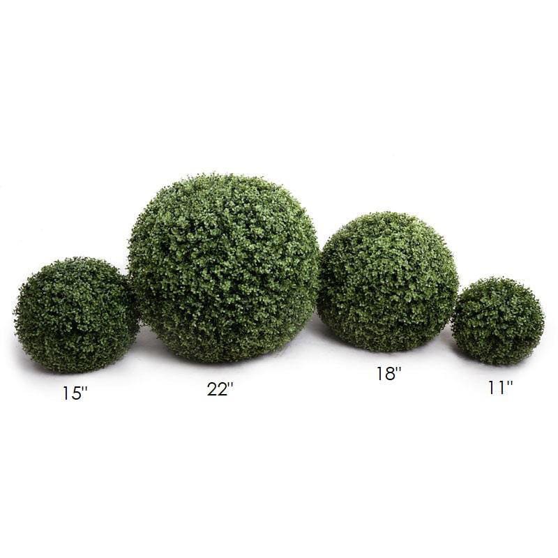 Boxwood Greenery Balls - 11 Inch