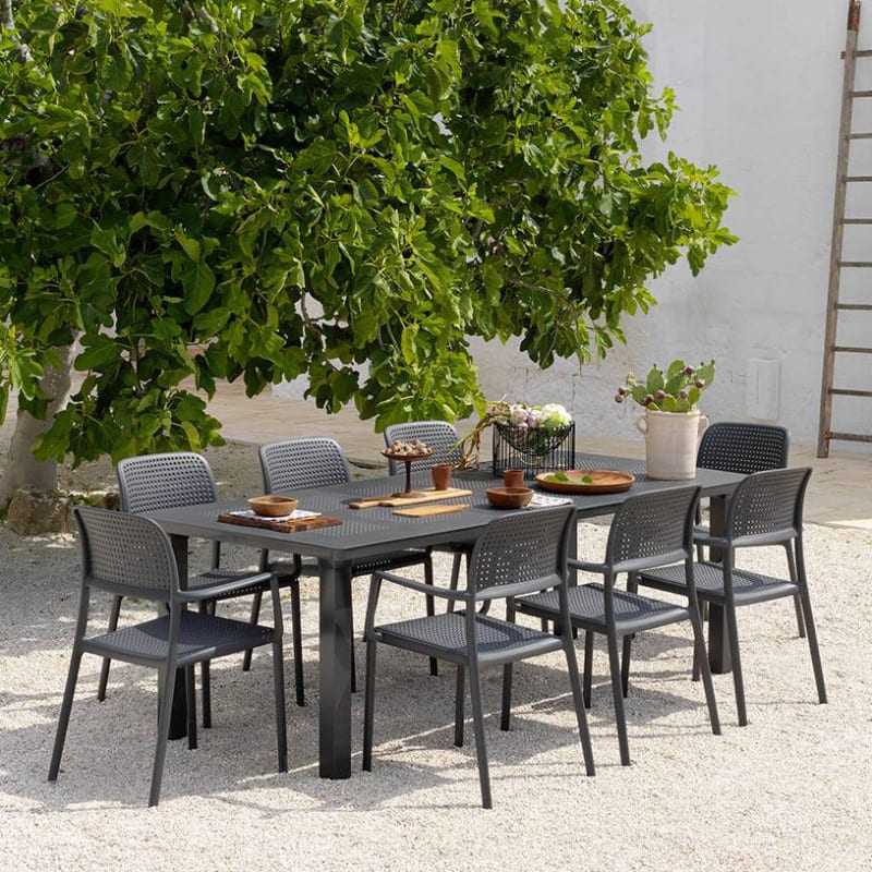 Mesa para comedor de terraza - Extensible - Libeccio