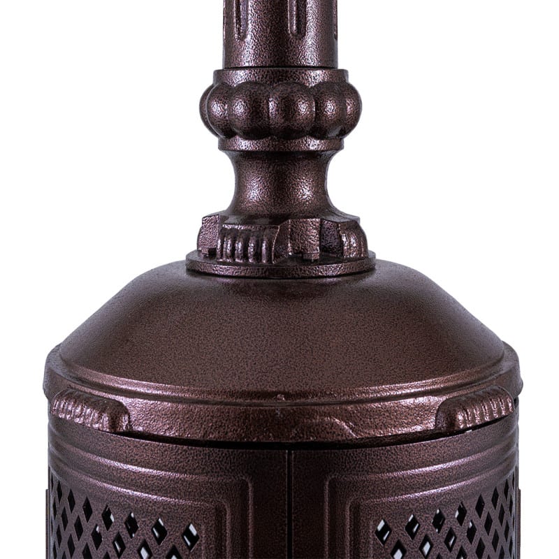 Patio Comfort Portable LP Outdoor Patio Heater - Vintage Cast Aluminum |  AuthenTEAK