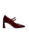 Cayuga Dark Cherry Red Patent Leather High Heels