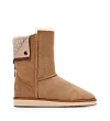 Gosling Knitted Home Boot Chestnut Sheepskin Slipper Boots