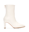 Mino Off White Leather Heeled Boots