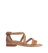 Murrelet Tan Leather Flat Sandals