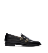 Owl Black Leather Monks