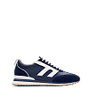 Stork Navy Leather & Suede Sneakers