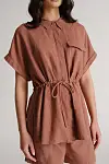 D-Luxe Linen Blend SS Shirt
