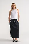 D-Luxe Racer Stripe Midi Skirt