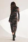 Rebecca Ruched Mesh Dress