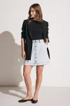 Renee Denim Mini Skirt