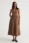 Lucie Spliced Midi Dress