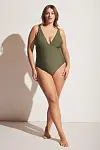 Matte V Neck One Piece — photo 1 of 1