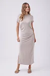 Bella Gathered Midi Dress
