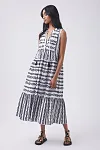 Indie Embroidered Midi Dress
