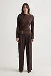 Tahlia Cinched Long Sleeve Top — photo 1 of 1